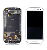 Stuff Certified® Ekran Samsung Galaxy S3 I9300 (ekran dotykowy + części AMOLED +) Jakość AAA + - niebieski / czarny / biały