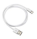 Stuff Certified® 2-Pack USB - Câble de chargement USB-C Câble de données Android 1 mètre noir / blanc