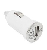 Stuff Certified® Pack de 2 iPhone / iPad / iPod AAA + Chargeur allume-cigare USB - Blanc - Charge rapide