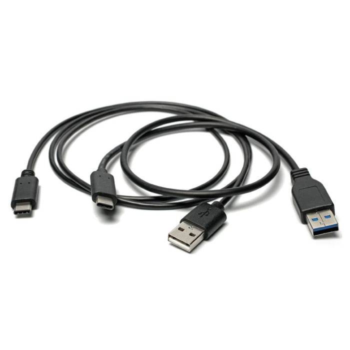 Stuff Certified® 2-Pack USB 2.0 - Câble de chargement micro-USB Chargeur Câble de données Données Android 0,80 mètre Noir