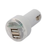 Stuff Certified® 2-Pack High Speed Double Car Charger / Dual Carcharger White