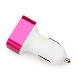 Stuff Certified® 2-Pack High Speed 3-Port Car Charger / Carcharger Pink