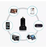 Stuff Certified® Paquet de 10 chargeurs de voiture double haute vitesse / chargeur double noir