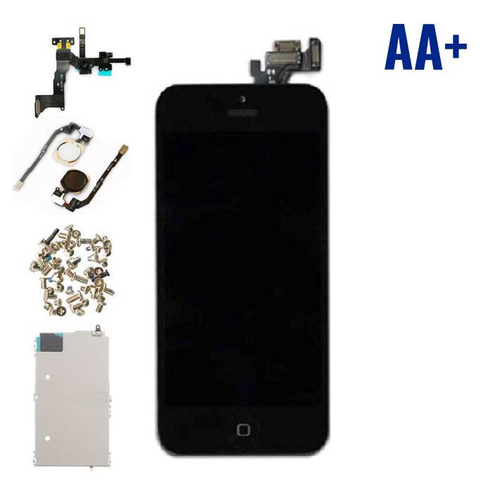 Stuff Certified® iPhone 5 Vormontierter Bildschirm (Touchscreen + LCD + Teile) AA + Qualität - Schwarz