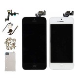 Stuff Certified® Pantalla premontada para iPhone 5 (pantalla táctil + LCD + piezas) Calidad A + - Blanco