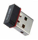 Stuff Certified® Wifi USB Mini Dongle Bezprzewodowy adapter sieciowy 150 Mb / s 802.11N