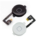 Stuff Certified® Für Apple iPhone 4 - A + Home Button Assembly mit Flexkabel Schwarz