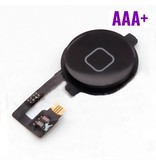 Stuff Certified® Dla Apple iPhone 4 - AAA + zestaw przycisku Home z elastycznym kablem Czarny