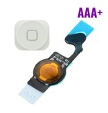 Stuff Certified® Pour Apple iPhone 5 - Ensemble bouton d'accueil AAA + avec câble flexible blanc