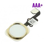 Stuff Certified® Para Apple iPhone 6S / 6S Plus - Conjunto de botón de inicio AAA + con cable flexible dorado