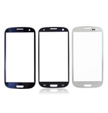 Stuff Certified® Samsung Galaxy S3 i9300 Przednia Szklana Płytka AAA + Jakość - Biała