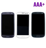 Stuff Certified® Samsung Galaxy S3 I9300 Bildschirm (Touchscreen + AMOLED + Teile) AAA + Qualität - Blau / Schwarz / Weiß