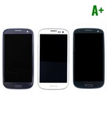 Stuff Certified® Ekran Samsung Galaxy S3 I9300 (ekran dotykowy + części AMOLED +) Jakość A + - niebieski / czarny / biały