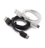 Stuff Certified® USB 2.0 - Cable de carga micro-USB Cargador Cable de datos Datos Android 1 metro Negro