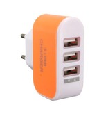 Stuff Certified®  Triple (3x) USB Port iPhone/Android Muur Oplader 5V - 3.1A Wallcharger AC Thuis