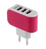 Stuff Certified® Caricabatteria da parete per iPhone / Android con porta USB tripla (3x) confezione da 2 AC Home