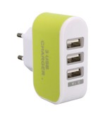 Stuff Certified® Paquete de 2 puertos USB triples (3x) iPhone / Android Cargador de pared Cargador de pared AC Hogar