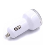 Stuff Certified® High Speed Double Car Charger / Dual Carcharger 5V - 3.1A Black / White