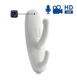 Stuff Certified® Videocamera di sicurezza Appendiabiti DVR con microfono bianco - 720p