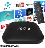 Stuff Certified® Lecteur multimédia S6 Pro 4K TV Box Android Kodi - 2 Go de RAM - 16 Go de stockage