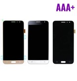 Stuff Certified® Pantalla Samsung Galaxy J3 2016 (Pantalla táctil + AMOLED + Partes) Calidad AAA + - Negro / Blanco / Dorado