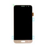 Stuff Certified® Écran Samsung Galaxy J3 2016 (Écran tactile + AMOLED + Pièces) Qualité A + - Noir / Blanc / Or