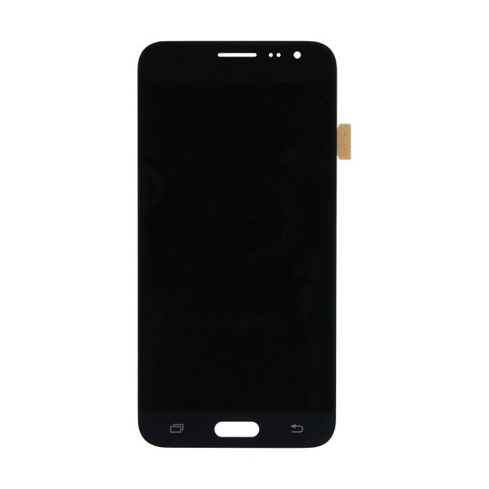 Stuff Certified® Schermo Samsung Galaxy J3 2016 (touchscreen + AMOLED + parti) qualità A + - nero / bianco / oro