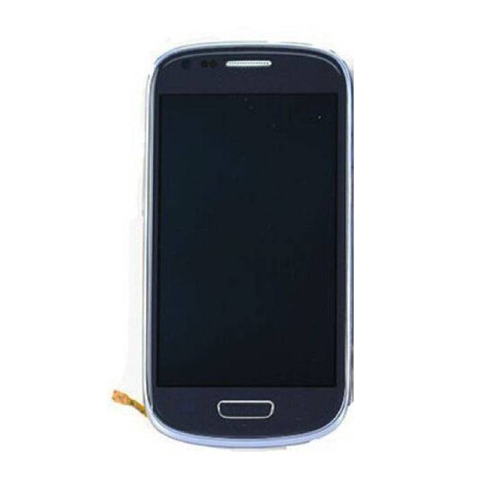 Samsung Galaxy S3 Mini-Bildschirm (Touchscreen + AMOLED + Teile) A + Qualität - Blau / Weiß