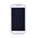 Stuff Certified® Samsung Galaxy S4 Mini Screen (ekran dotykowy + AMOLED + części) Jakość AAA + - niebieski / biały