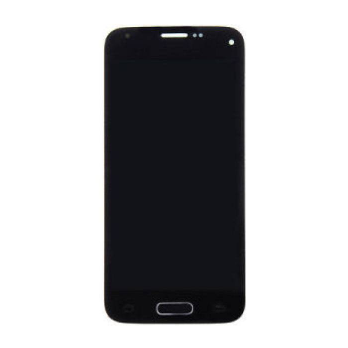 Samsung Galaxy S5 Mini Screen (ekran dotykowy + AMOLED + części) Jakość A + - niebieski / biały