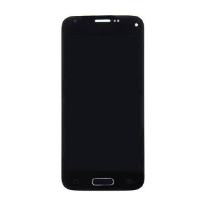 Mini schermo per Samsung Galaxy S5 (touchscreen + AMOLED + parti) AAA + qualità - blu / bianco