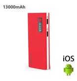 Doca Caricabatteria di emergenza originale DOCA D566A 13000mAh Power Bank rosso