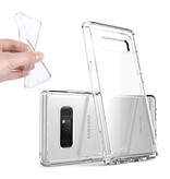 Stuff Certified® Samsung Galaxy Note 8 Funda transparente transparente Funda de silicona TPU