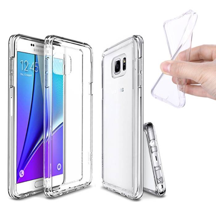 Samsung Galaxy Note 5 Funda transparente transparente Funda de silicona TPU