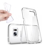 Stuff Certified® Samsung Galaxy S7 Funda transparente transparente Funda de silicona TPU