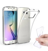 Stuff Certified® Coque en TPU en silicone transparente transparente pour Samsung Galaxy S6 Edge