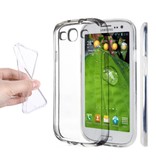 Stuff Certified® Etui en TPU en silicone transparent transparent pour Samsung Galaxy S3