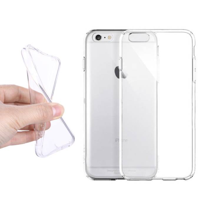 Custodia in silicone TPU trasparente per iPhone 6S