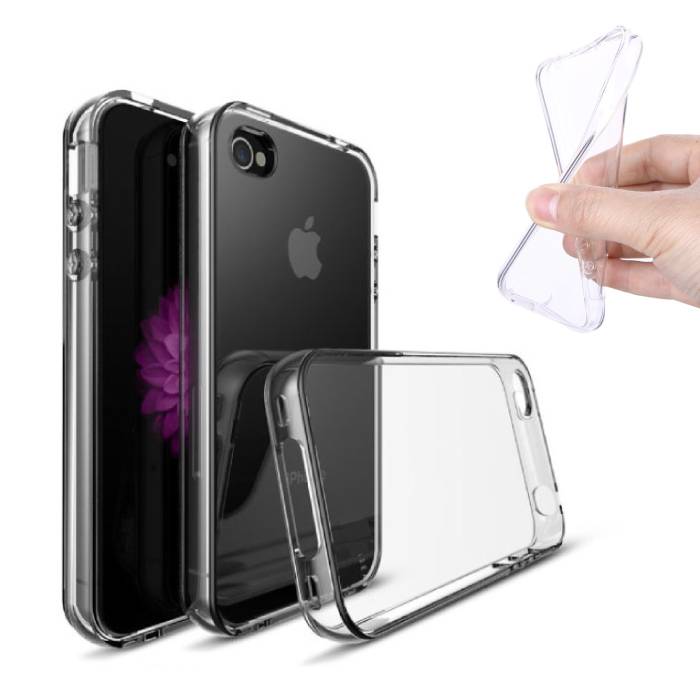 iPhone 4S Transparente durchsichtige Hülle Silikon TPU Hülle