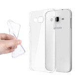 Stuff Certified® Samsung Galaxy J7 Prime 2016 Funda transparente transparente Funda de silicona TPU