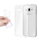 Stuff Certified® Samsung Galaxy J5 Prime 2016 Funda transparente transparente Funda de silicona TPU