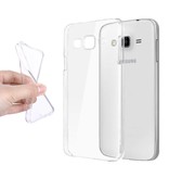 Stuff Certified® Samsung Galaxy J5 Prime 2016 Transparente durchsichtige Hülle Silikon TPU Hülle