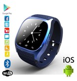 Stuff Certified® Originele M26 Smartwatch Smartphone Fitness Sport Activity Tracker Horloge OLED Android iOS iPhone Samsung Huawei Blauw