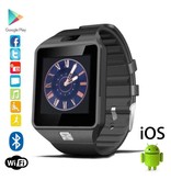 Stuff Certified® Original DZ09 Smartwatch Smartphone Fitness Sport activité Tracker montre OLED Android iOS iPhone Samsung Huawei noir