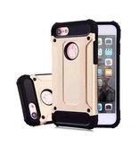 Stuff Certified® iPhone 5 5S SE - Gold Plated Armor Case Cover Cas Silicone TPU Case Gold