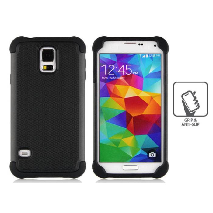 leider Speciaal Shetland Voor Samsung Galaxy S3 - Hybrid Armor Case Cover Cas Silicone TPU Hoesje  Zwart | Stuff Enough.be