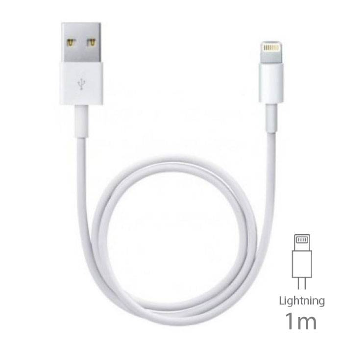 2-Pack cable cargador iPhone / ipad / iPod relámpago de carga de  sincronización de datos del cargador del cable AAA + 1 Meter iPhone 5 5C 5S  6 6+ 6 S / 6S + 7 7+ 8+ 8 X Plus