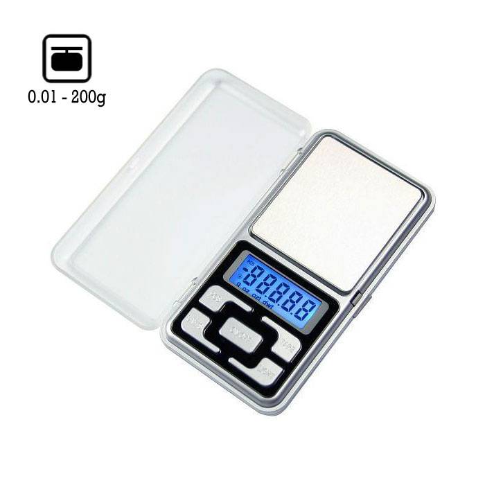 Bilancia LCD portatile Bilancia portatile di precisione Mini Bilancia 200 g  - 0,01 g