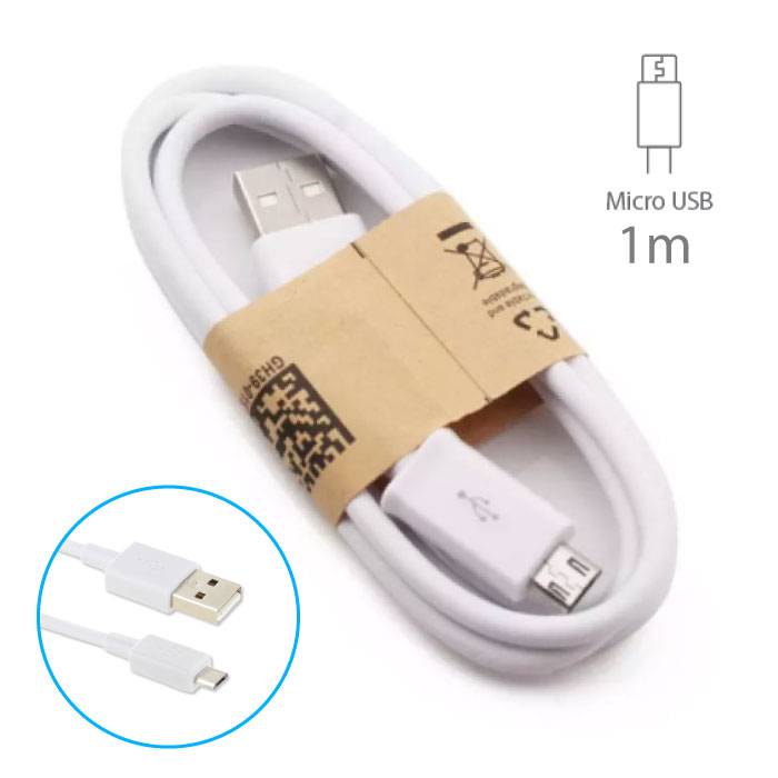 Stuff Certified® 3-pak USB 2.0 - Micro-USB Kabel do ładowania Ładowarka Kabel do transmisji danych Android 1 metr Biały