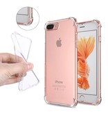 Stuff Certified® Funda protectora transparente transparente para iPhone 8 Plus Funda de silicona TPU Antigolpes